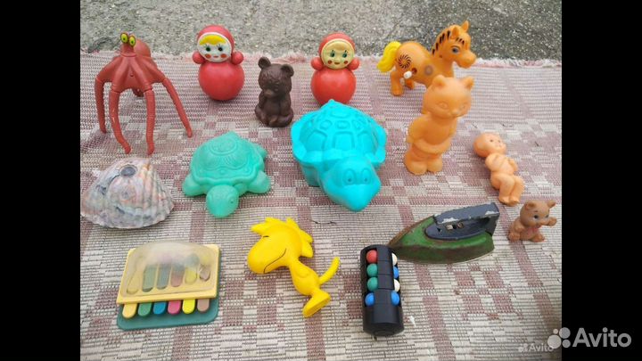 Резиновые и пластмассовые игрушки СССР