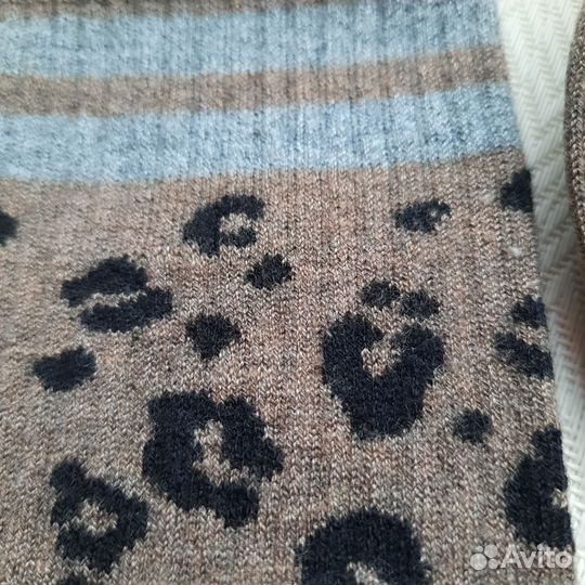 Носки 36-38 с леопардовым принтом новые