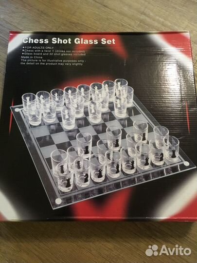 Шахматы рюмки