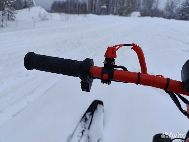 Мотобуксировщик с лыжным модулем 15 л.с