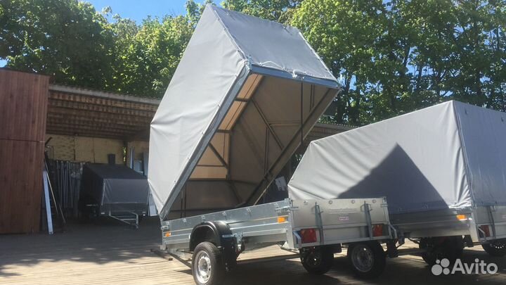 Прицеп сст 7132-08-У (Подъемный Борт и Тент 1.43)