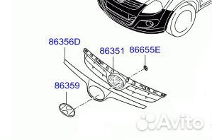 Решетка радиатора Hyundai I20