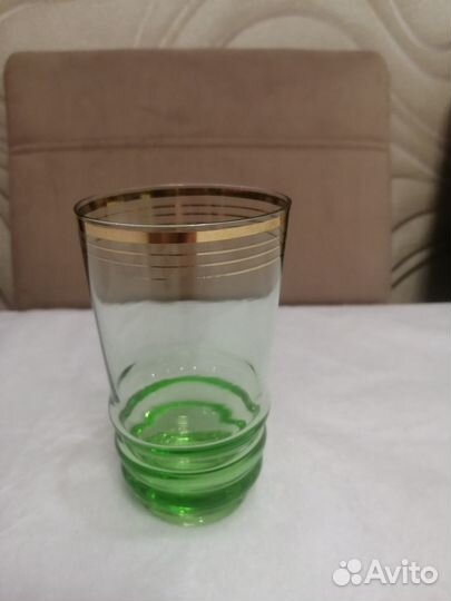 Стаканы цветное стекло СССР