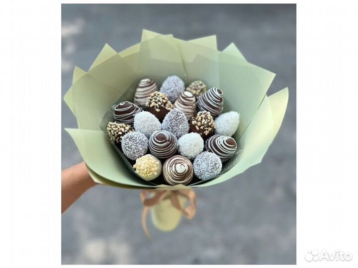 Набор клубники в шоколаде и бананы в шоколаде KLN-5483