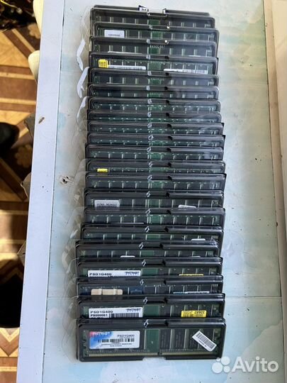 Оперативная память DDR1 - 1Gb (много)
