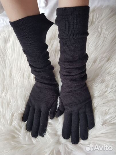 Высокие перчатки Escada Margaretha Ley винтаж