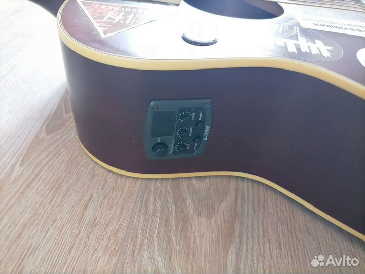 Электроакустическая гитара flight AG-300 CEQ NS