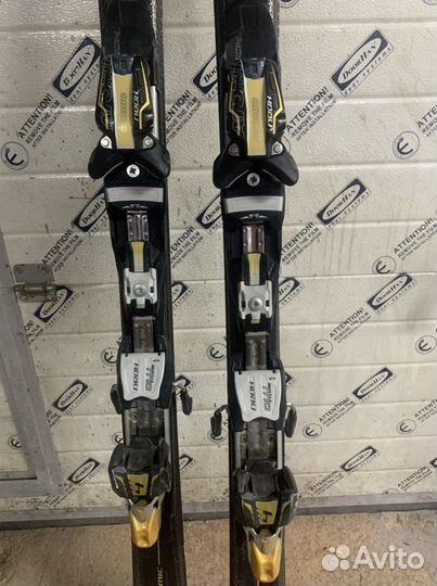 Горные лыжи 172см/карвинговые+крепления Atomic