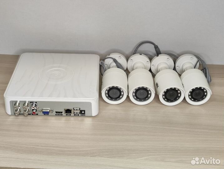 Комплект видеонаблюдения с установкой