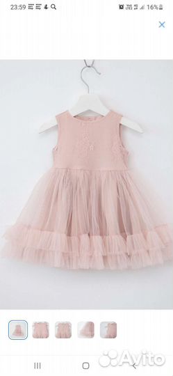 Платье для девочки 80см