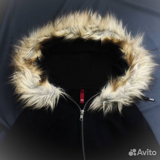 Archive zip hoodie love fur