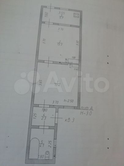 Дом 38,8 м² на участке 1,5 сот.