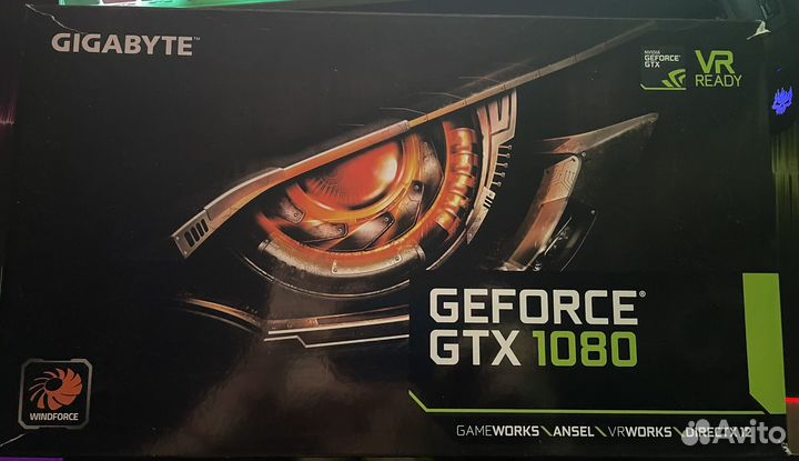 Видеокарта Gigabyte 1080 8 Gb