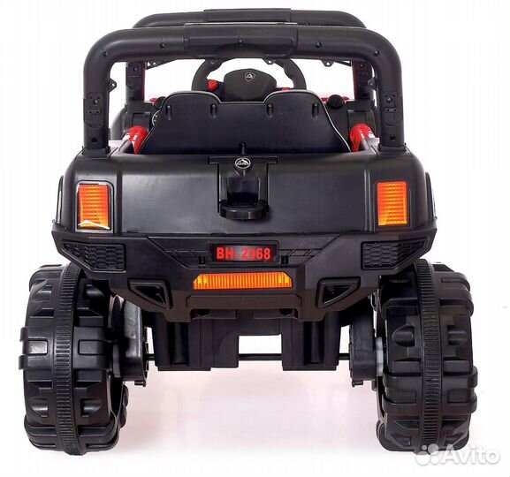 Электромобиль «Квадроцикл», 2 мотора, красный