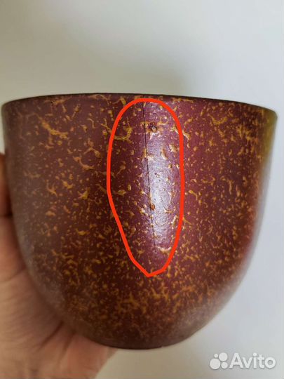 Керамический горшок для цветов с поддоном