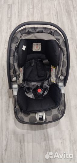 Детская автолюлька с базой isofix