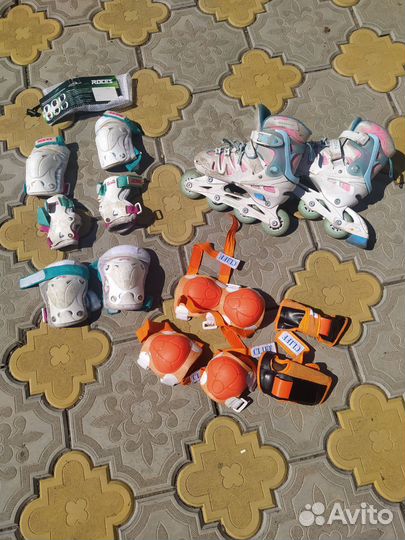 Детские ролики 32 и защита