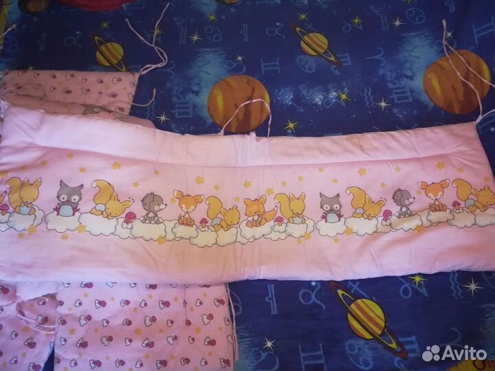 Бортики в детскую кроватку