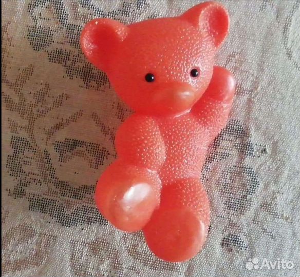 Мишка-погремушка СССР 60х