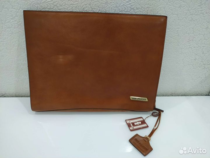 Мужской кожаный портфель Pan Pelican