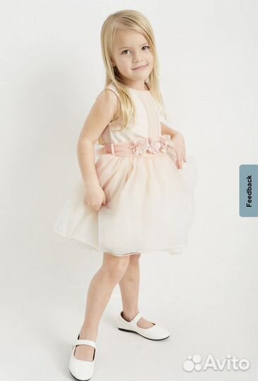 Новое праздничное нарядное платье hm c&a 128 140