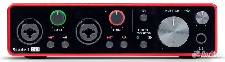 Аудиоинтерфейс Focusrite Scarlett 2i2 3rd Gen