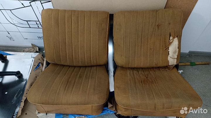 Сиденья; кресла салона, передние газ 24 (волга)