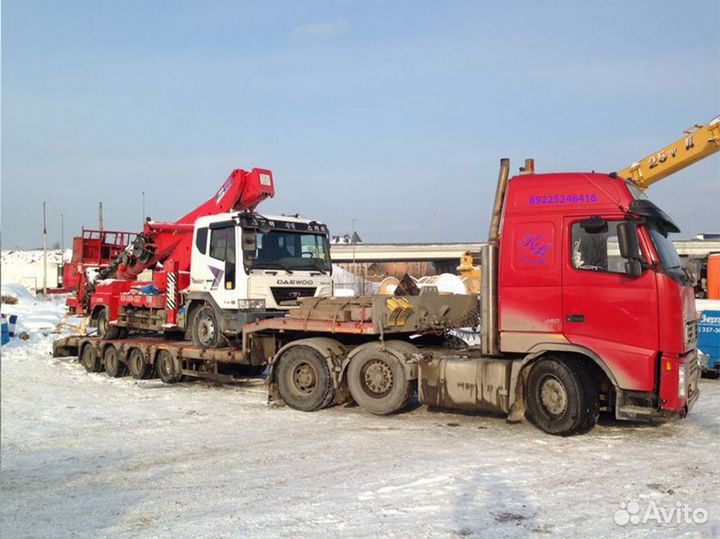 Попутный трал, перевозка негабарита по РФ и снг