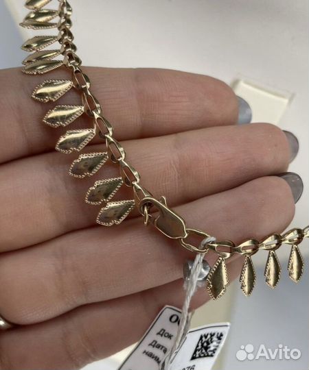Золотое колье 585