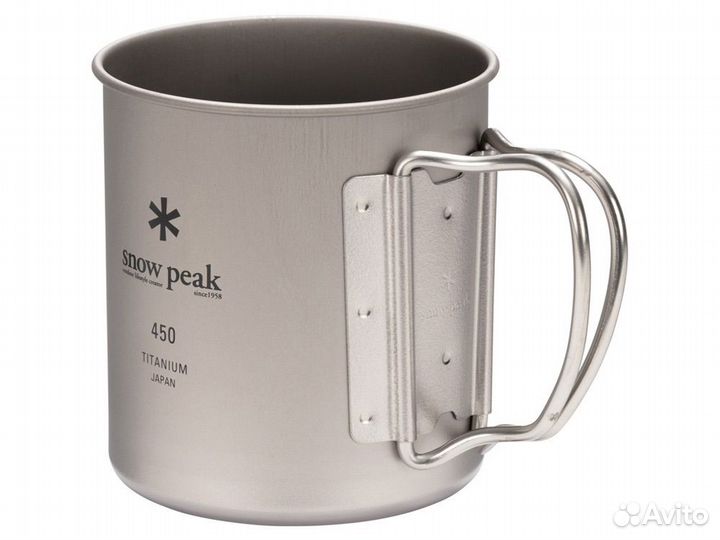 Кружка титановая Snow Peak Titanium Mug 450 MG-143