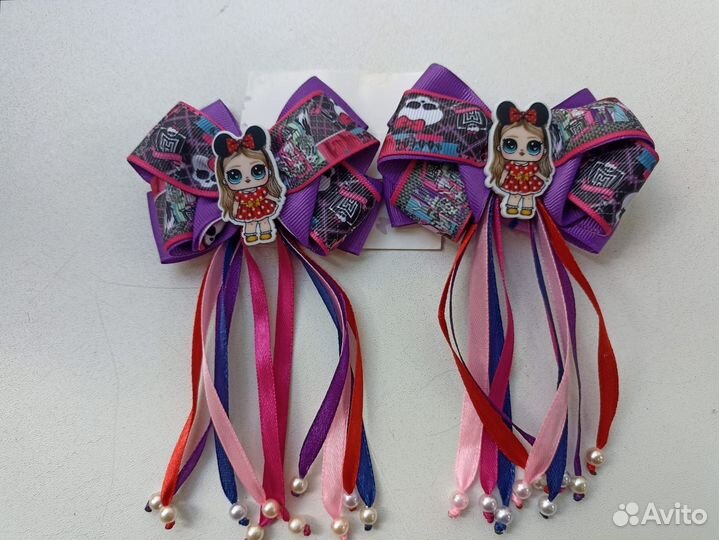 Бантики в садик ручная работа