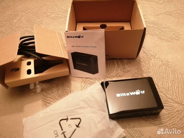 Зарядное устройство Blitzwolf. Новое