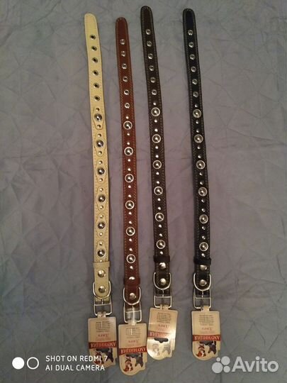 Ошейник из натуральной кожи