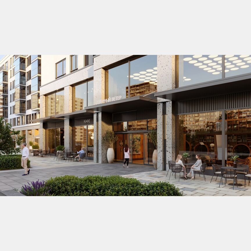 2-к. квартира, 75,8 м², 3/15 эт.