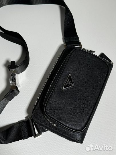 Мужская сумка слинг prada