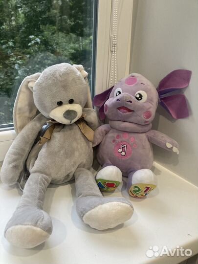 Лунтик музыкальный игрушка мягкая