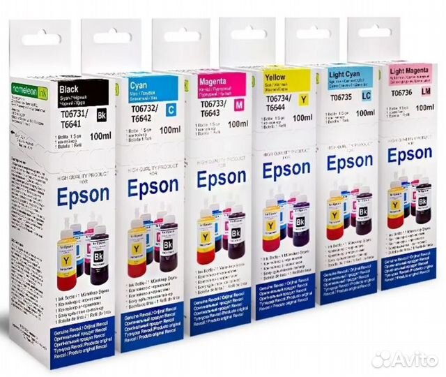 Чернила для Epson L800, L805, L1800, L4150 L3100