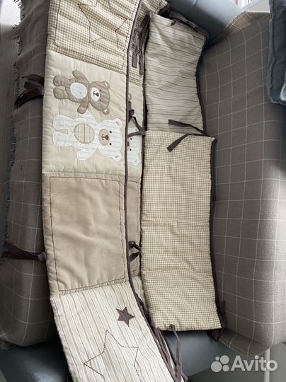 Бортики в детскую кроватку