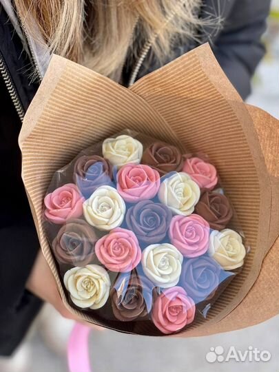 Букет из шоколадных роз