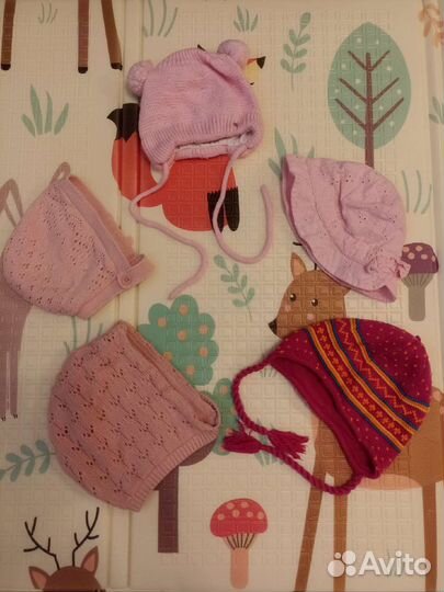 Шапки и панамка 0-9м