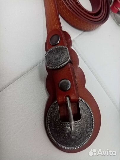 Ремень женский кожаный