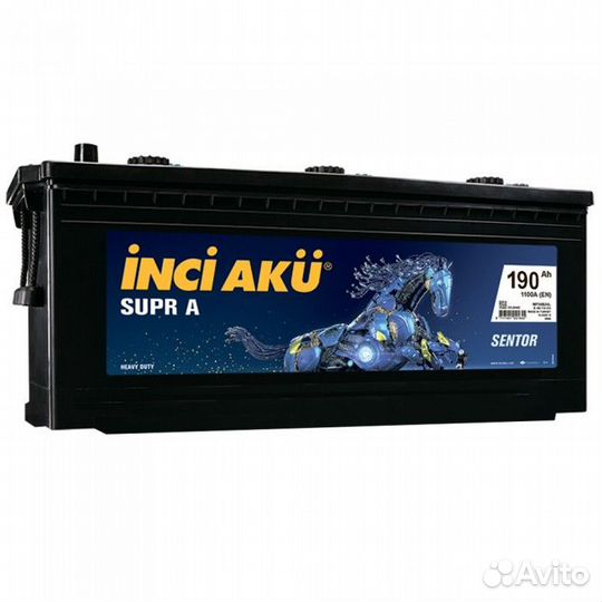 Аккумулятор Inci AKU Supr A HD 190 рус 1100A (с бо