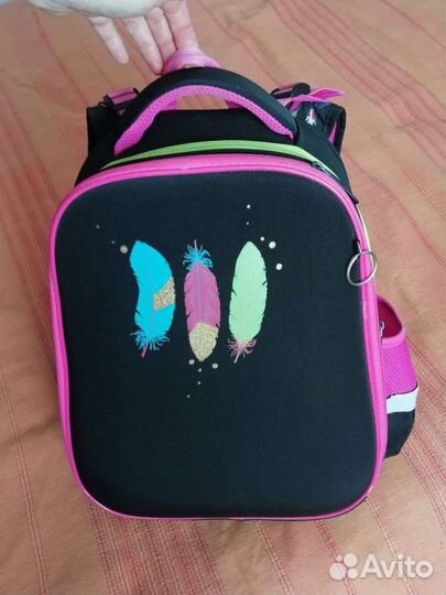 Ранец школьный для девочки, ортопедический, кокос
