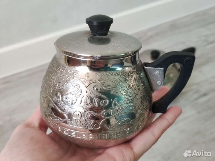 Металлический чайный набор СССР