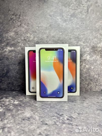 Коробка от iPhone X Silver