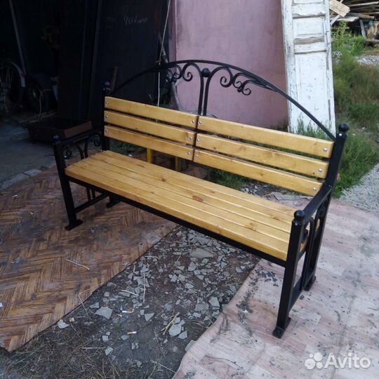 Скамейка лавочка садовая