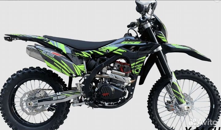 Эндуро / кросс мотоцикл BSE Z5 21/18 neon black