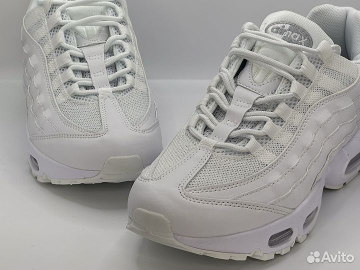 Кроссовки Nike Air Max 95 All White Белые