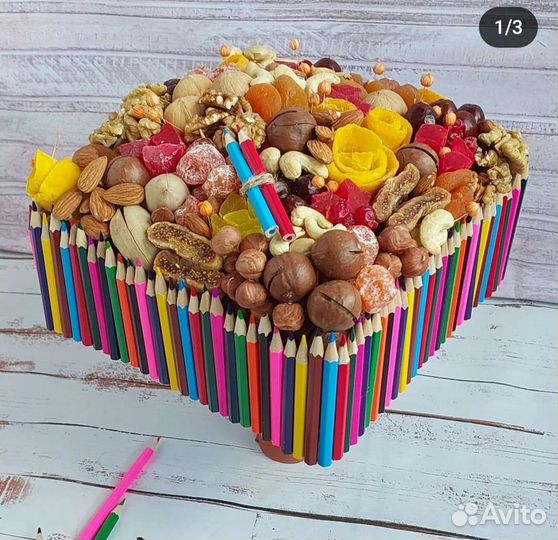 Съедобные букеты к 1 сентября