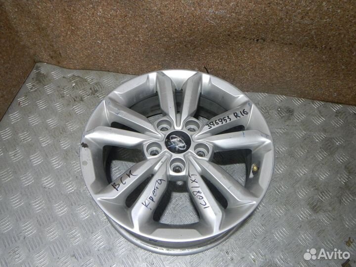 Диск колесный литой R16 5*114,3 j6,0 ET43 DIA67,1